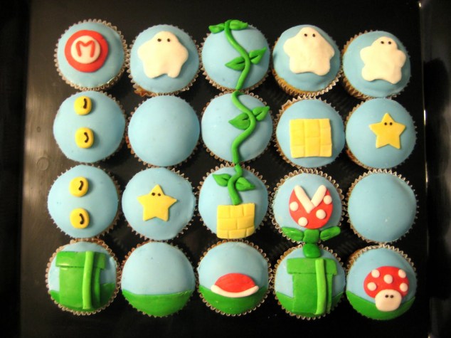 11 Awesome Cupcake Decorating Ideas - Super Mario Cupcakes